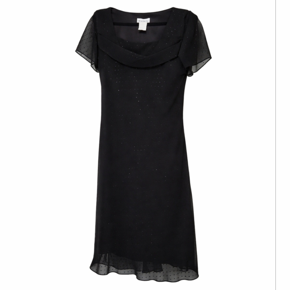 Vintage Ultra New York Little Black Dress Womens 18, Classic, Minimalist
